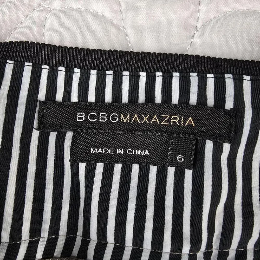 Y2K BCBGMAXAZRIA Polka Dot Dress Multicolor Bubble Print Strappy Size 6 - Picture 5 of 9